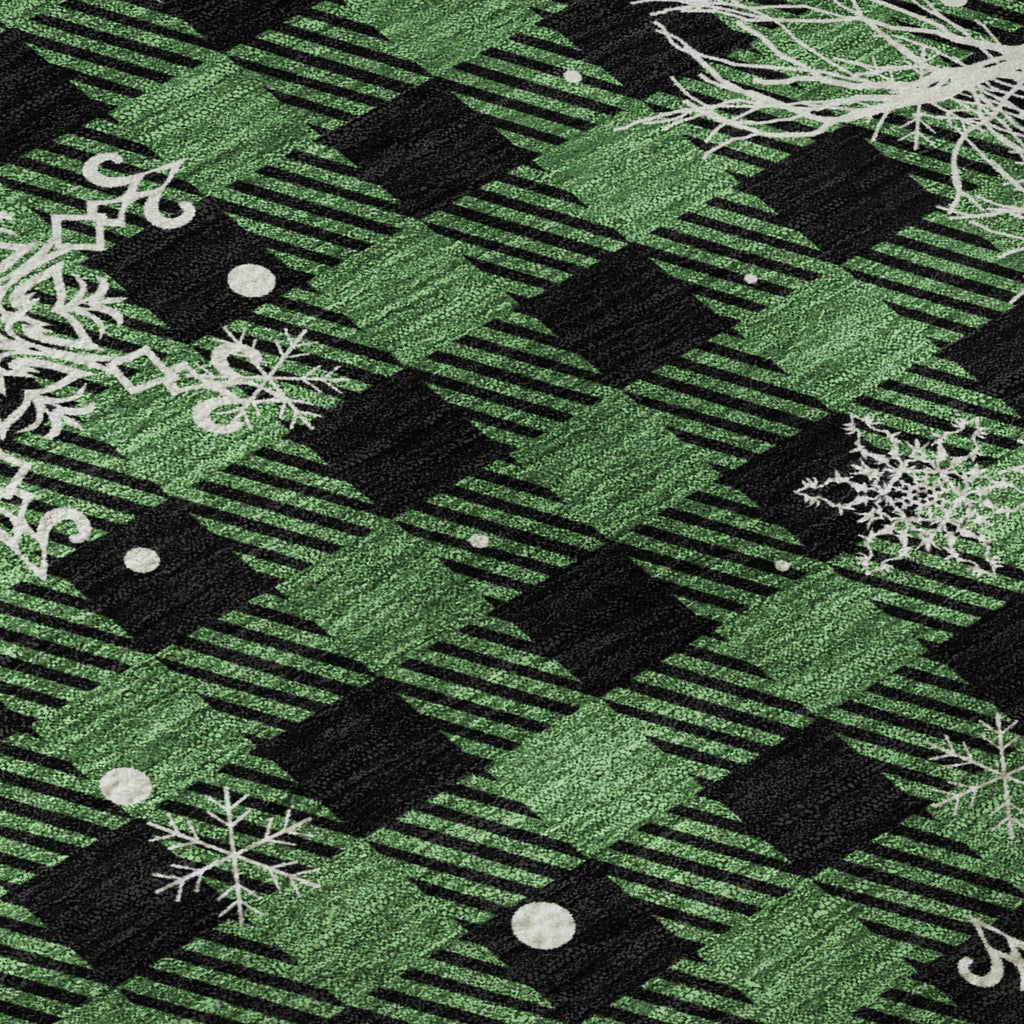 dalyn merry bright my26 green rug