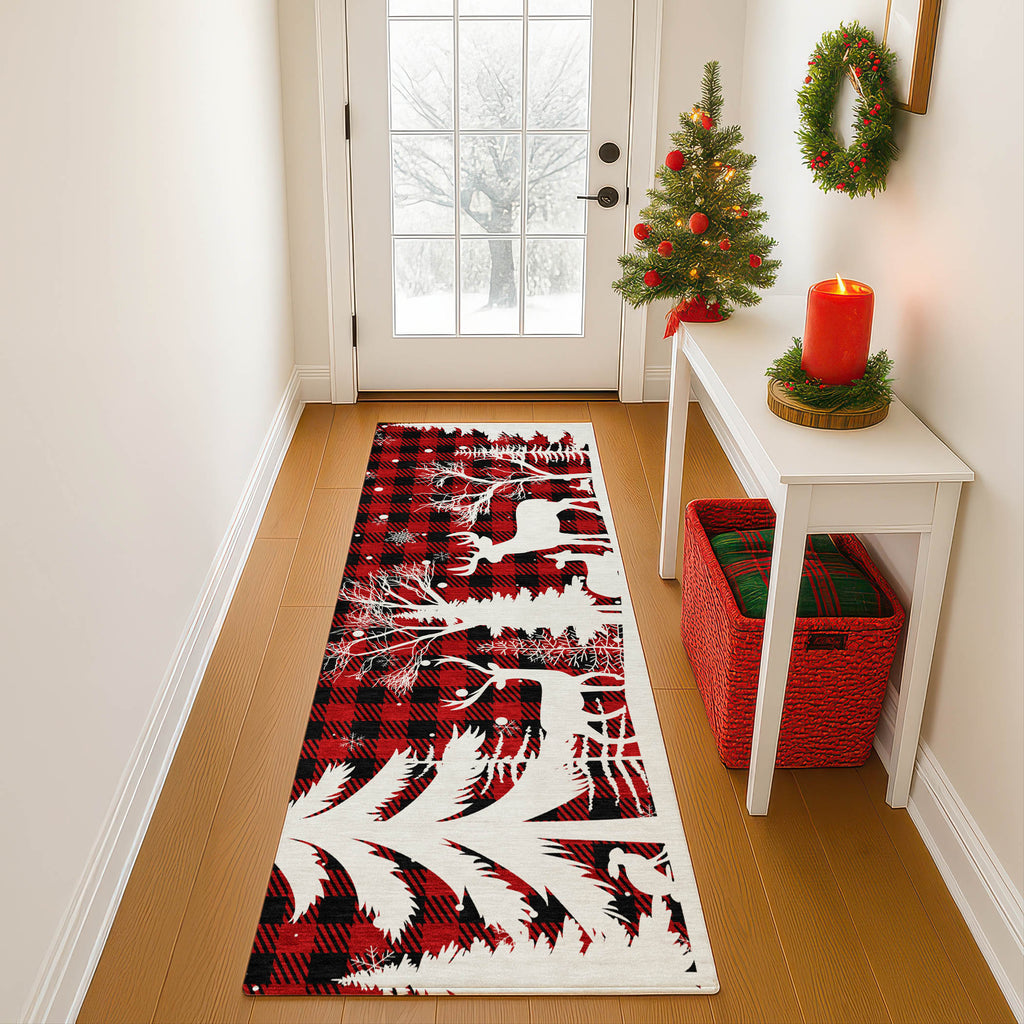 dalyn merry bright my26 red rug