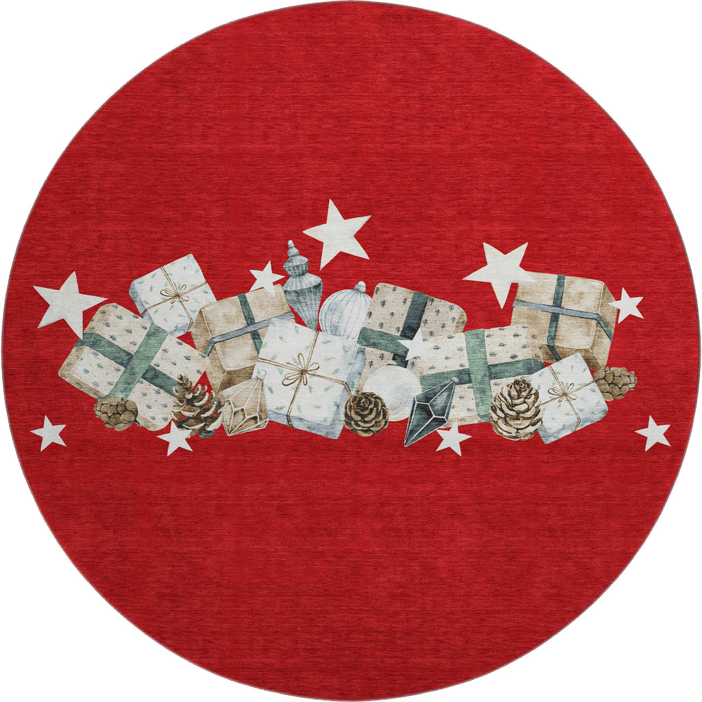 dalyn merry bright my27 red rug