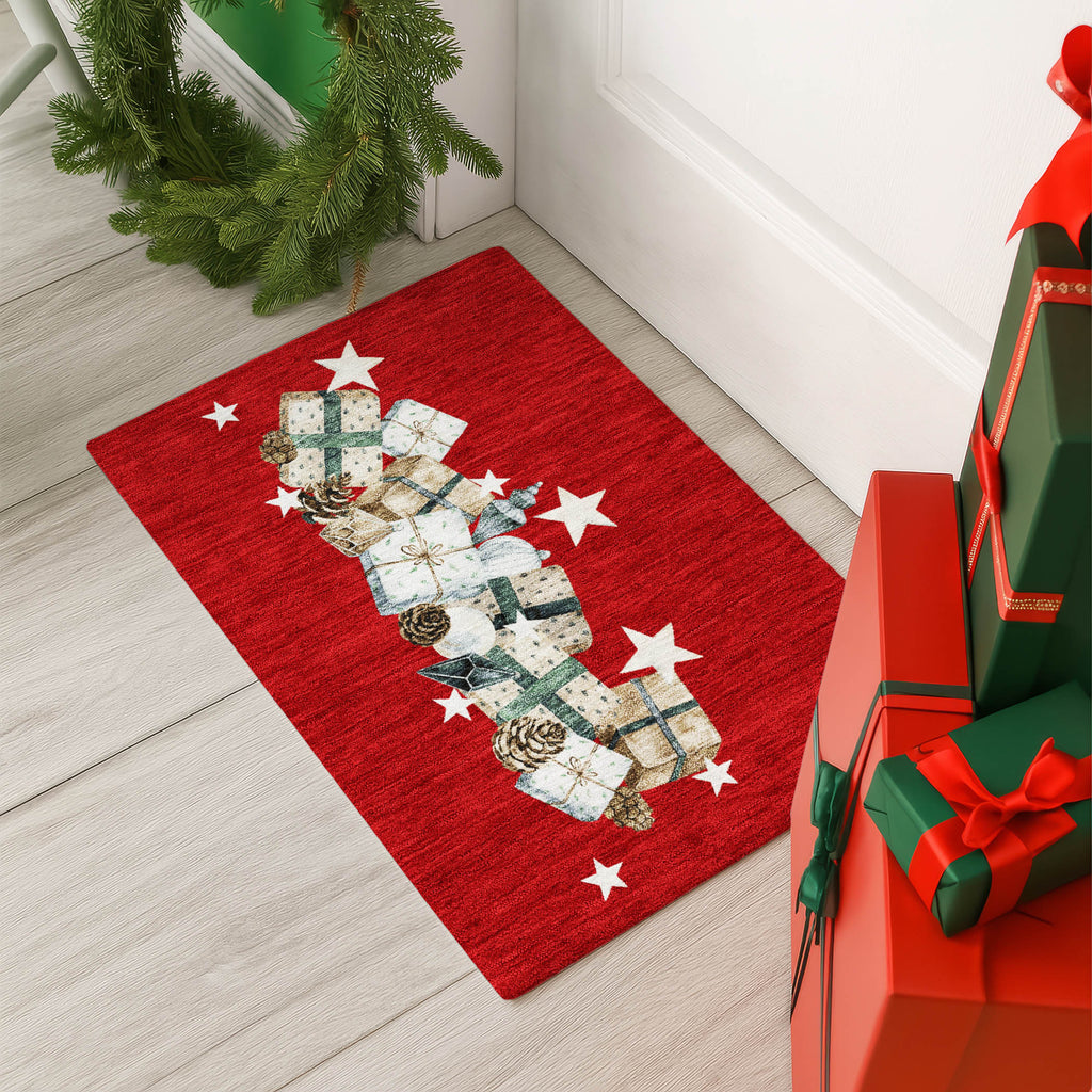 dalyn merry bright my27 red rug
