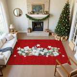 dalyn merry bright my27 red rug
