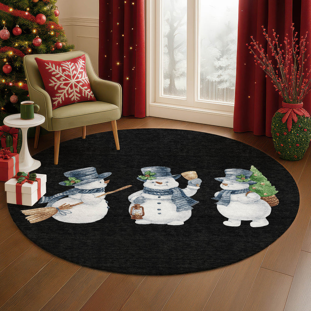 dalyn merry bright my28 black rug