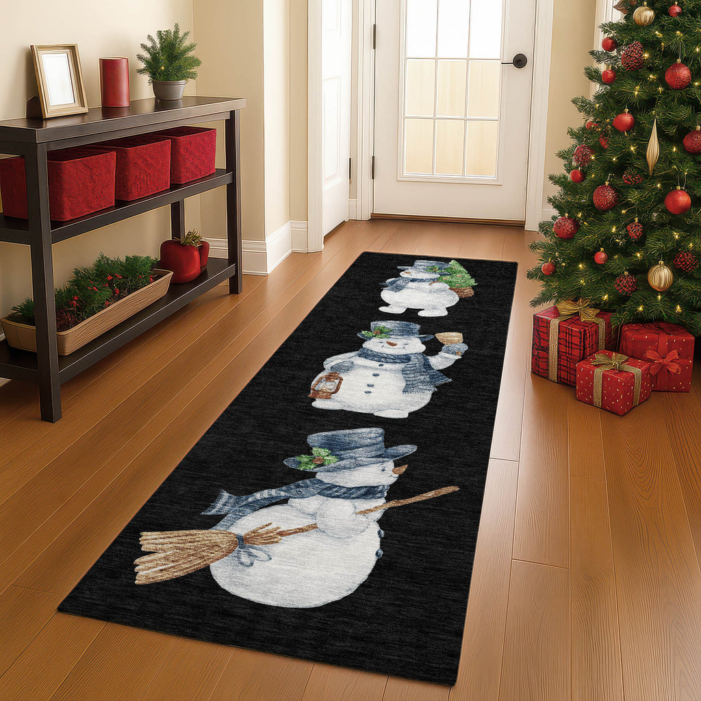 dalyn merry bright my28 black rug