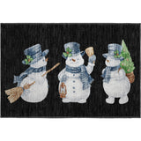 dalyn merry bright my28 black rug