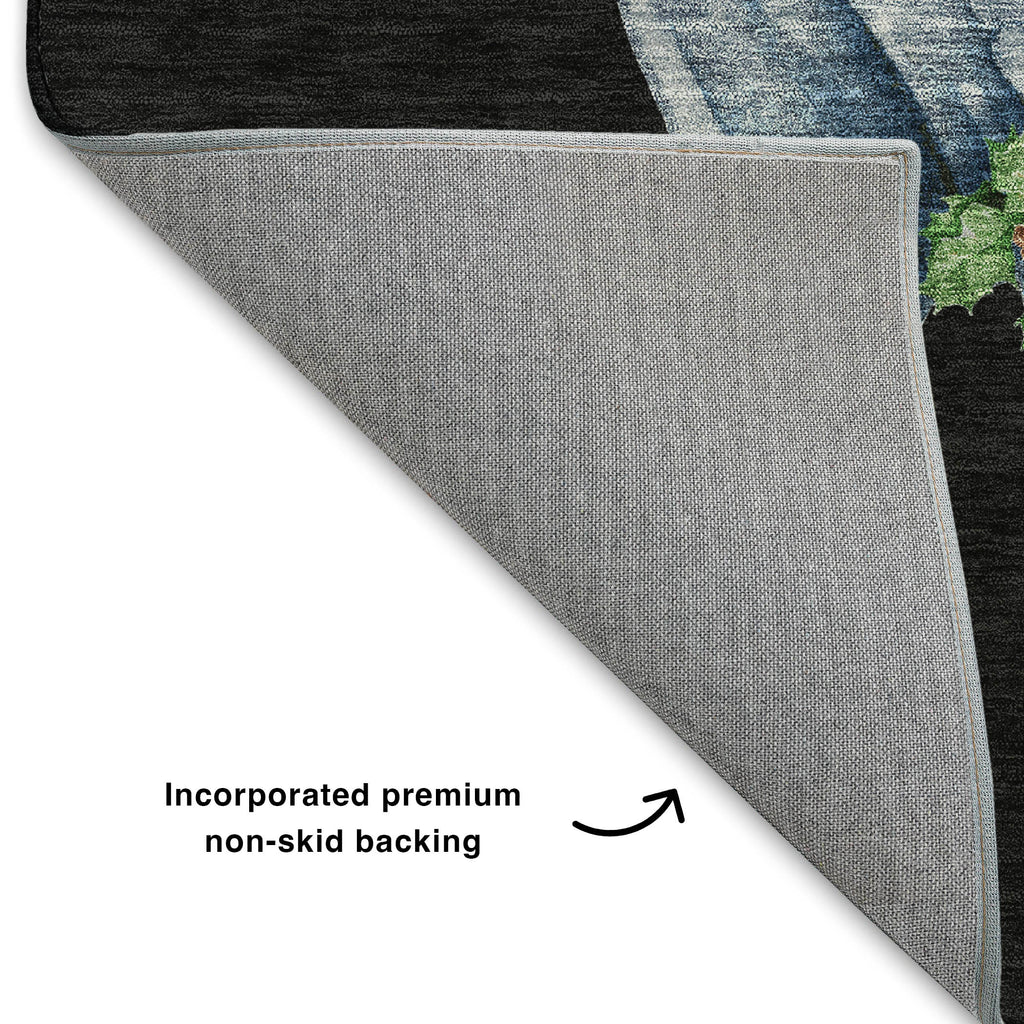 dalyn merry bright my28 black rug