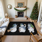 dalyn merry bright my28 black rug