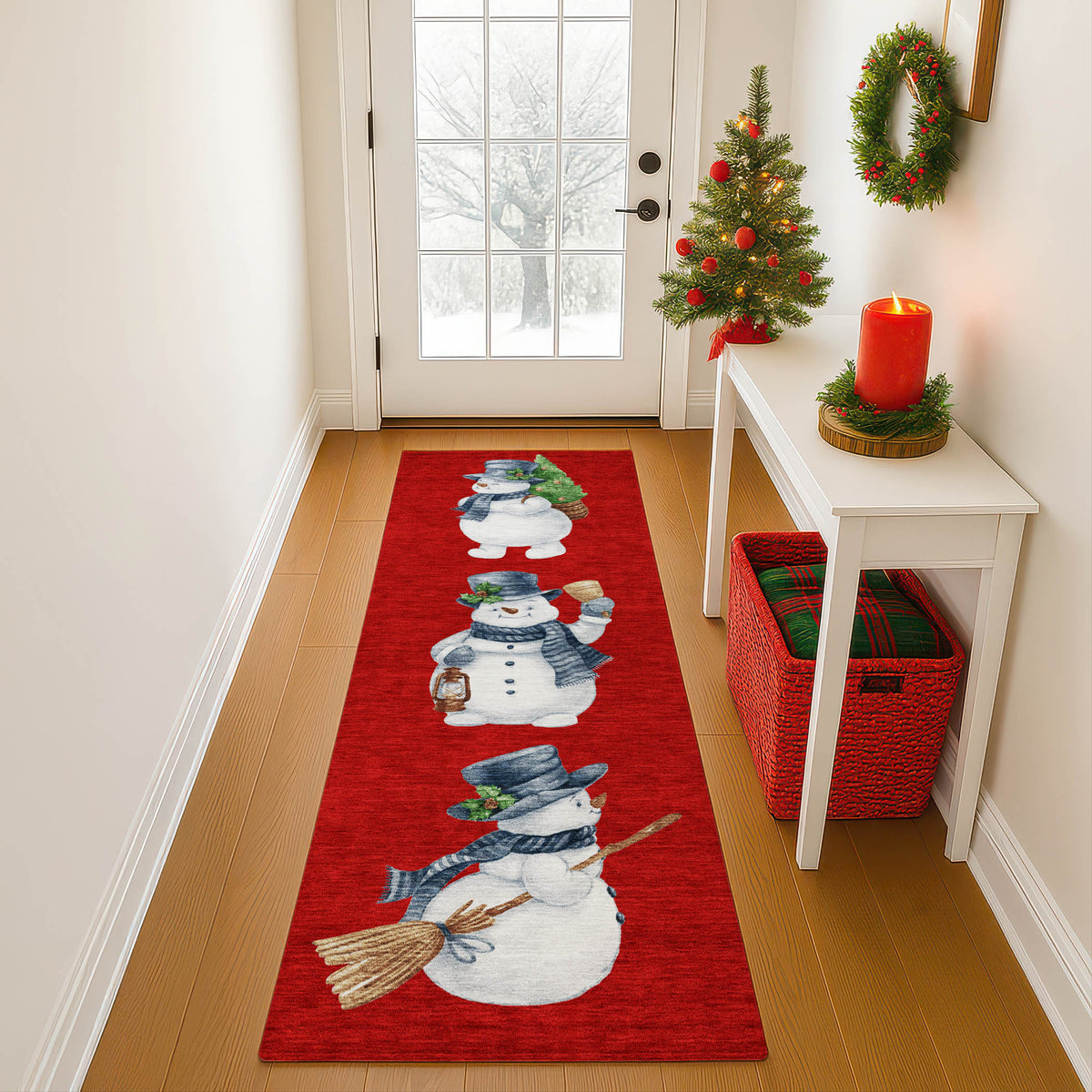 dalyn merry bright my28 red rug