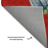 dalyn merry bright my28 red rug