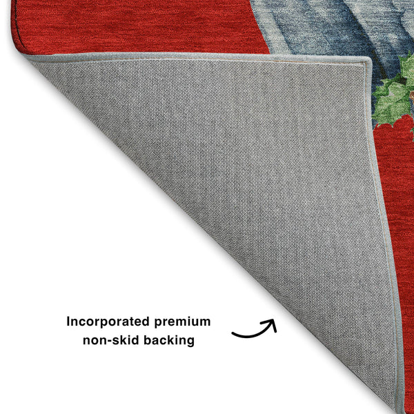 dalyn merry bright my28 red rug
