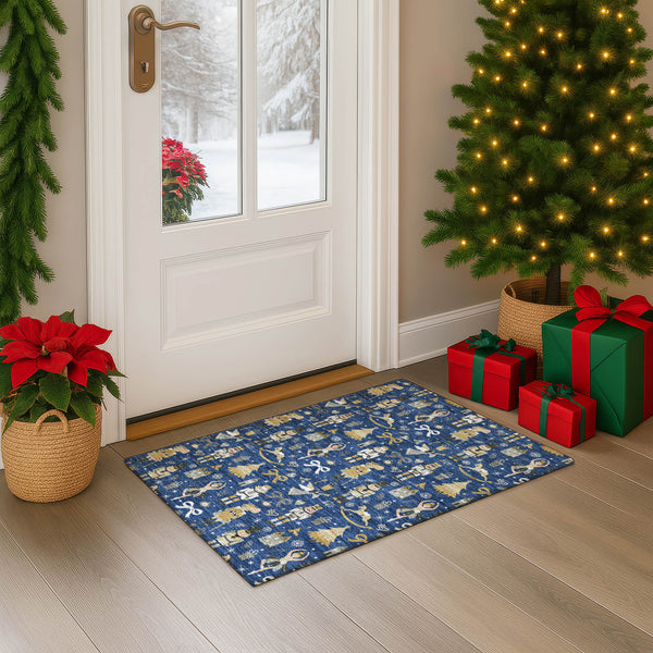 dalyn merry bright my29 navy rug