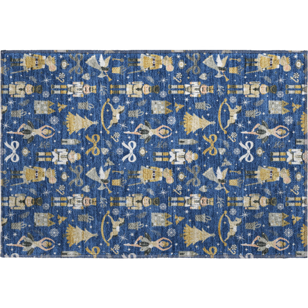 dalyn merry bright my29 navy rug