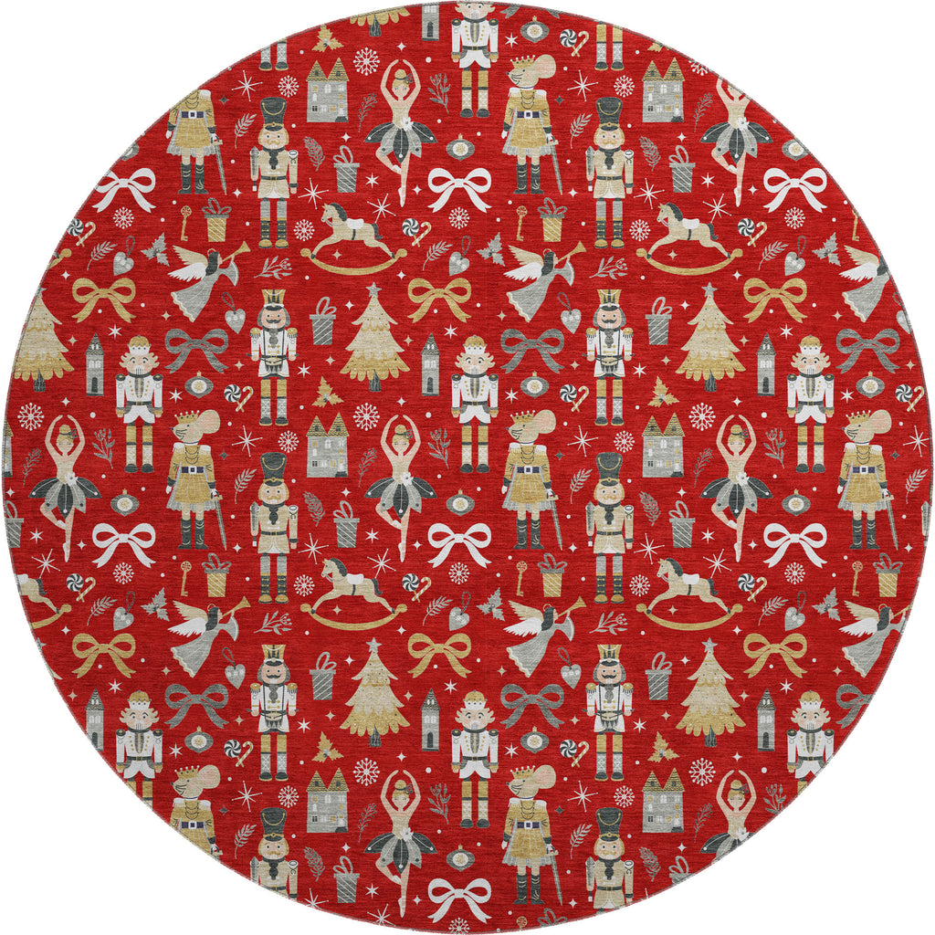 dalyn merry bright my29 red rug