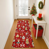 dalyn merry bright my29 red rug
