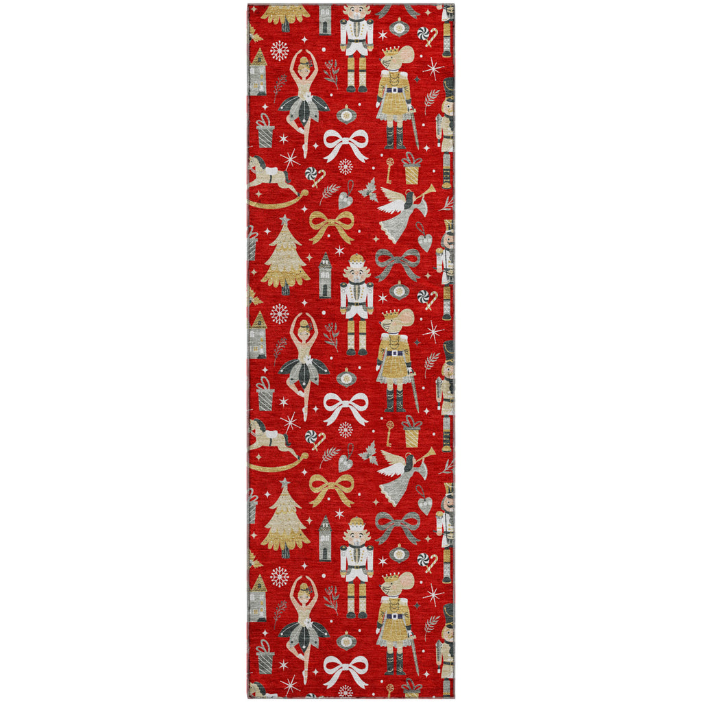 dalyn merry bright my29 red rug