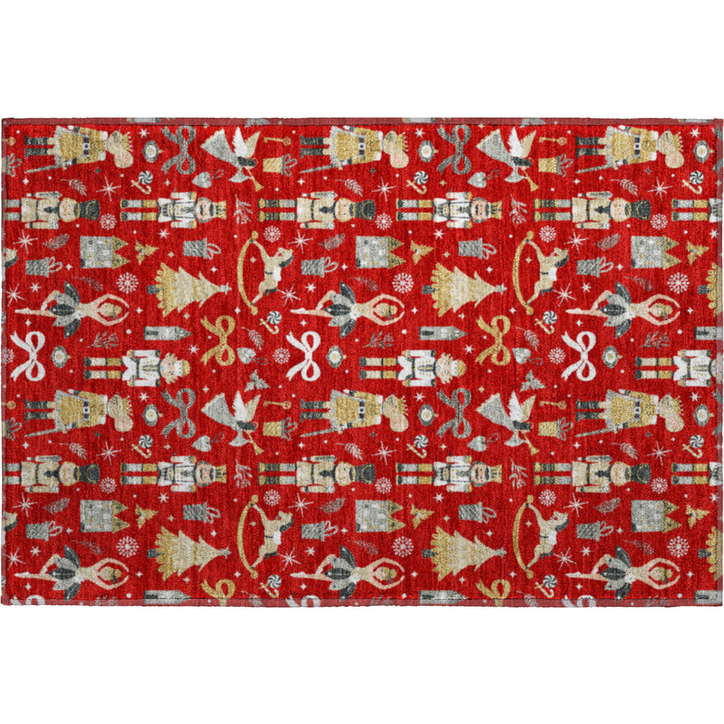 dalyn merry bright my29 red rug