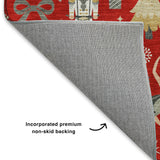 dalyn merry bright my29 red rug