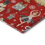 dalyn merry bright my29 red rug