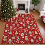 dalyn merry bright my29 red rug