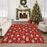 dalyn merry bright my29 red rug
