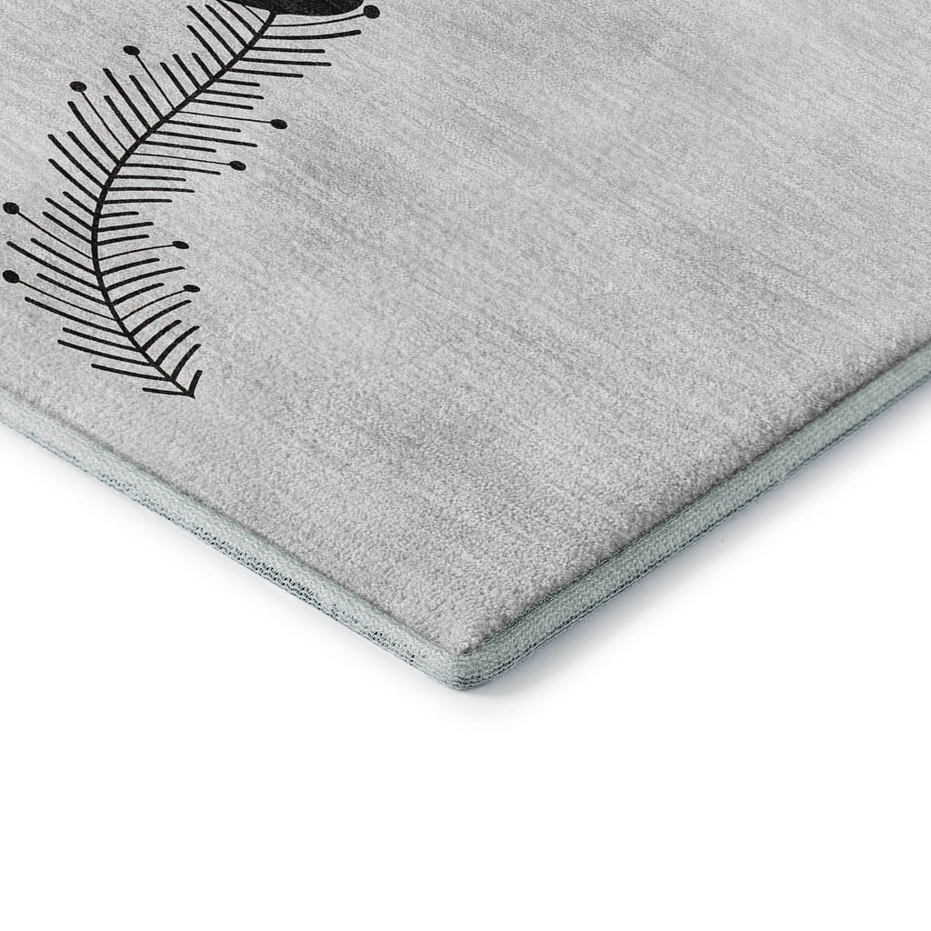 dalyn merry bright my5 silver rug