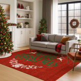 dalyn merry bright my6 red rug