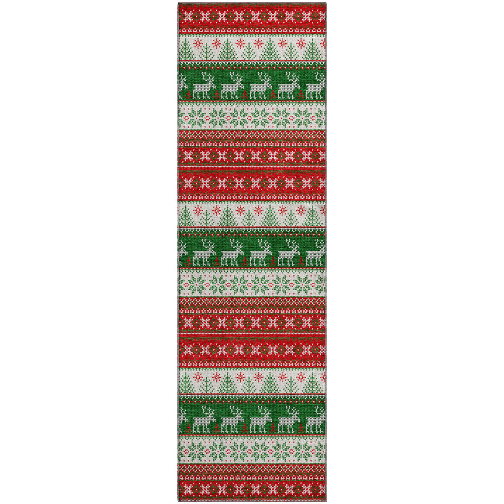 dalyn merry bright my9 red rug