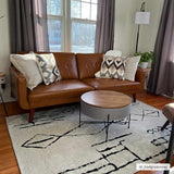 Hauteloom Maguyam MAGU Black Machine Made Polyester Rug