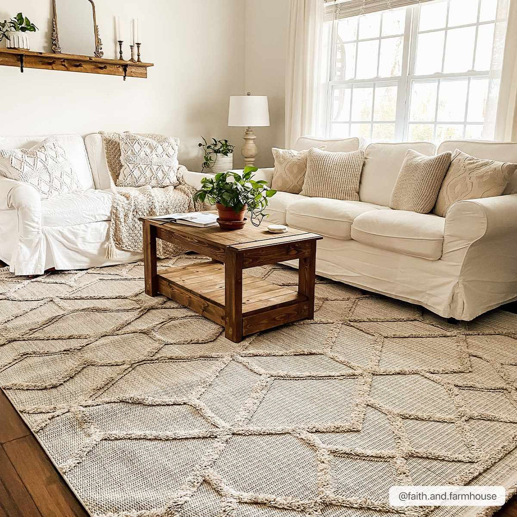 Hauteloom Malilinao MLLUH Cream Machine Made Polyester Rug