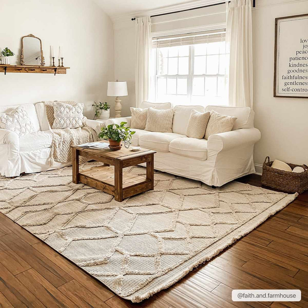 Hauteloom Malilinao MLLUH Cream Machine Made Polyester Rug