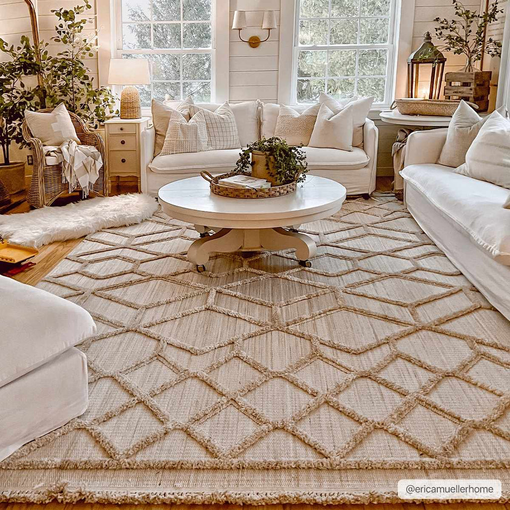 Hauteloom Malilinao MLLUH Cream Machine Made Polyester Rug