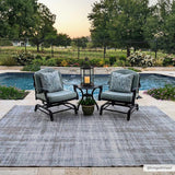 Hauteloom Manzanita MANZ Pale Blue Machine Made Polypropylene Rug