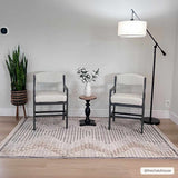 Hauteloom Maulawin MAULA Charcoal Machine Made Polyester Rug