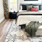 Hauteloom Minoa MINOA Black Machine Made Polypropylene Rug