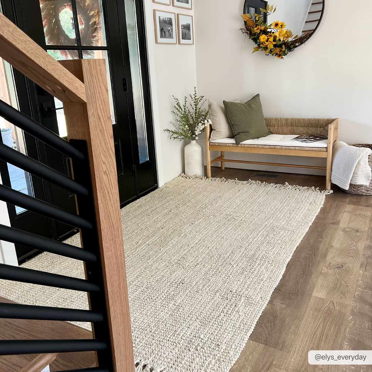 Hauteloom Senneterre SENN Cream Woven/Flatwoven Jute Rug
