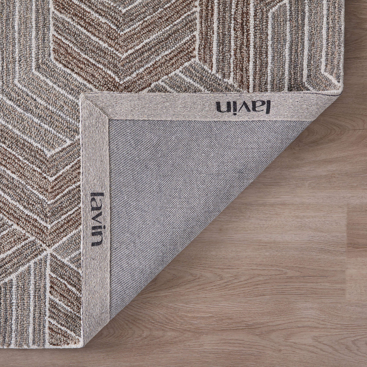 lavin sachin n2005 brown rug