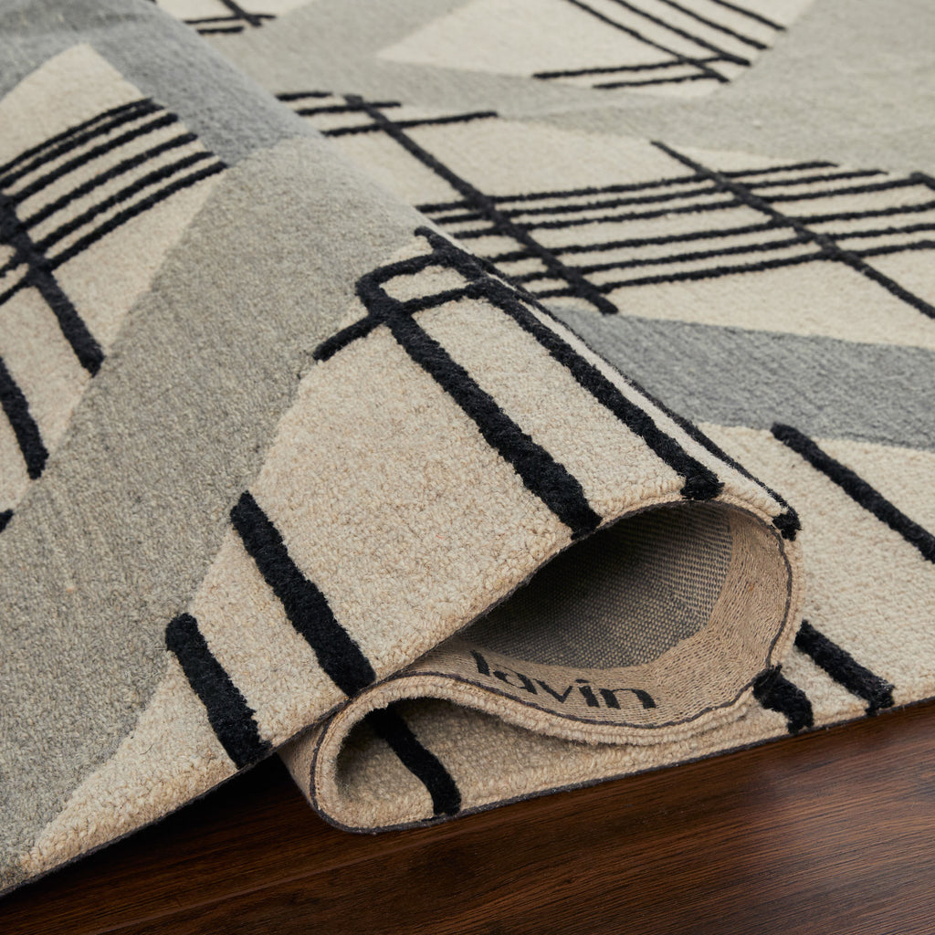 lavin sachin n2007 black rug