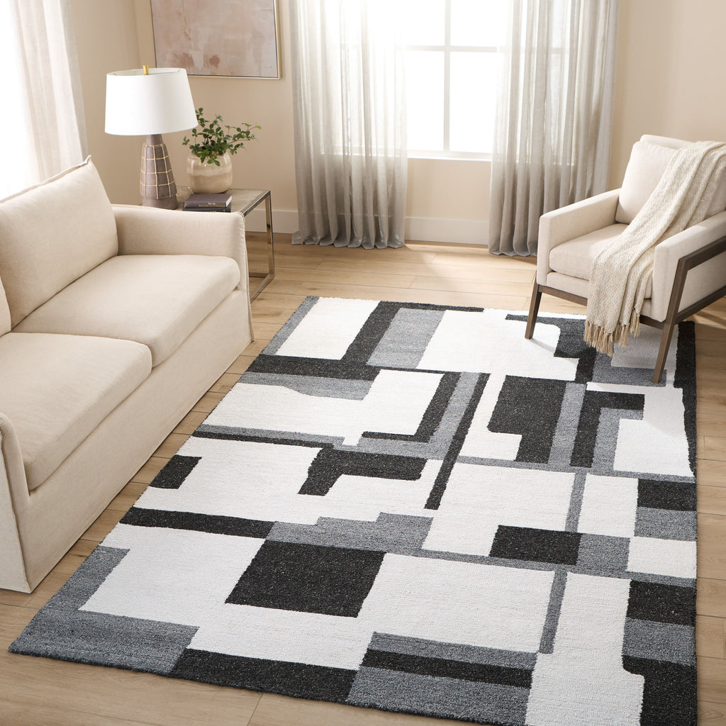 lavin kali n5016 black rug