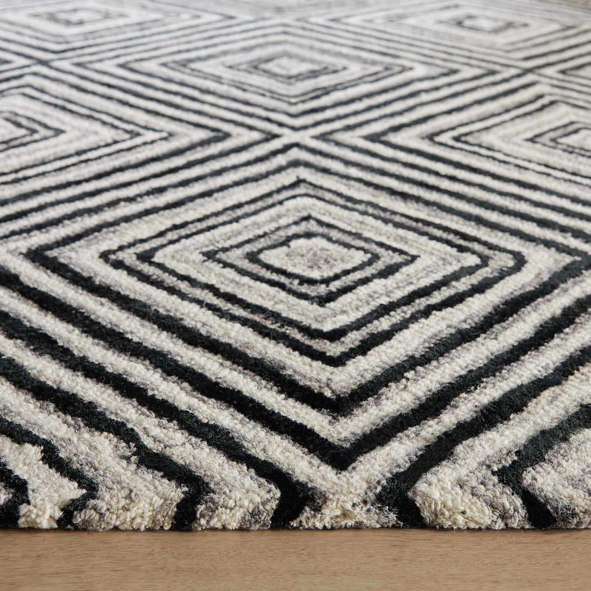lavin vani n5023 black rug