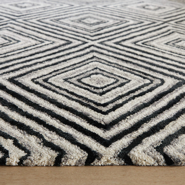 lavin vani n5023 black rug