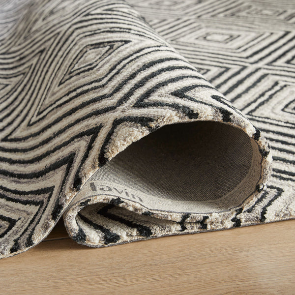 lavin vani n5023 black rug