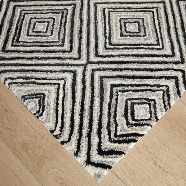 lavin vani n5023 black rug