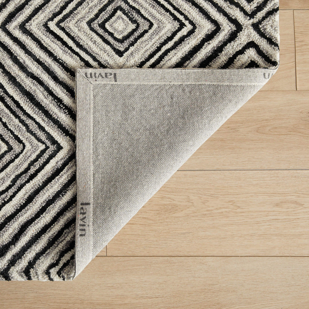 lavin vani n5023 black rug