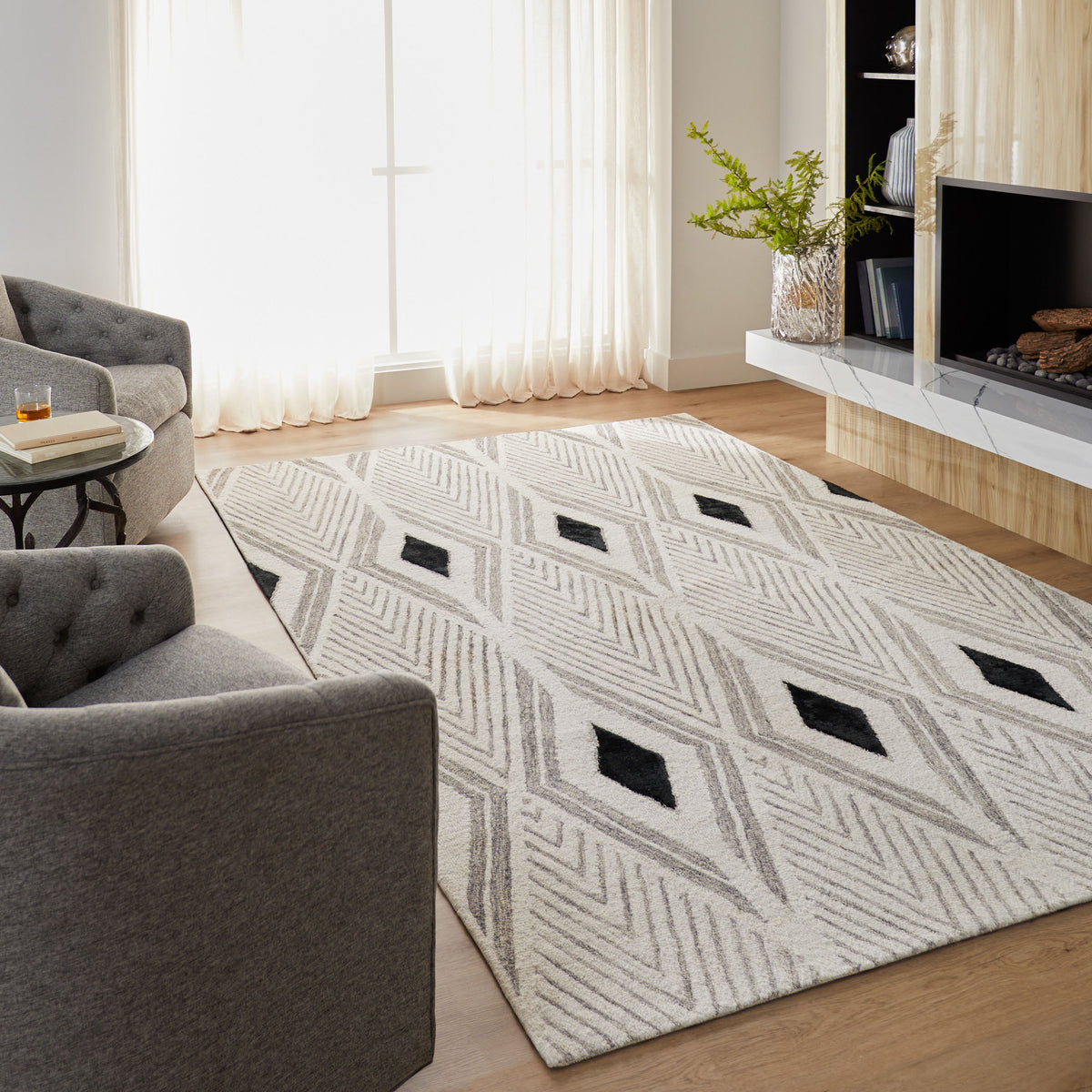 lavin vani n5024 gray rug