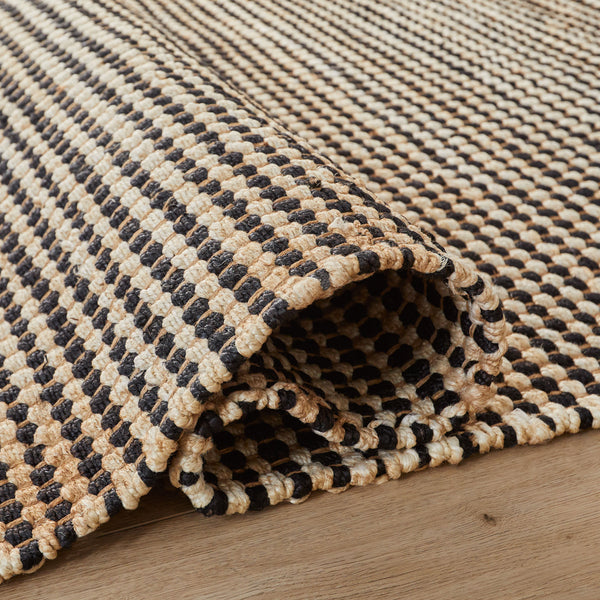 lavin ganges n5031 black rug