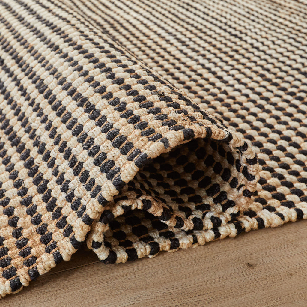 lavin ganges n5031 black rug