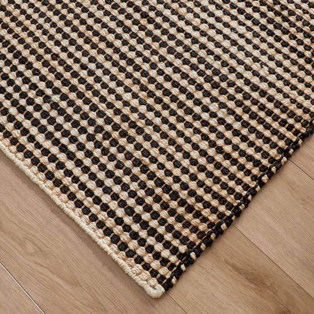 lavin ganges n5031 black rug