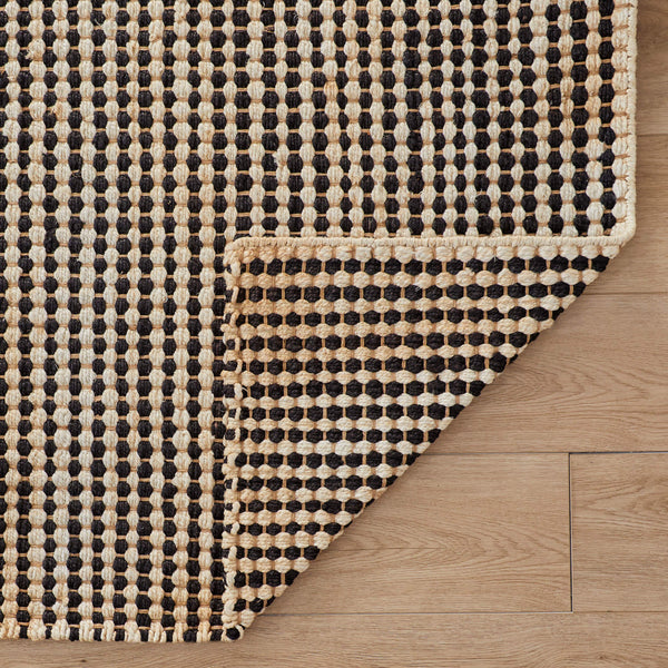 lavin ganges n5031 black rug