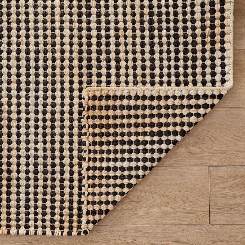 lavin ganges n5031 black rug