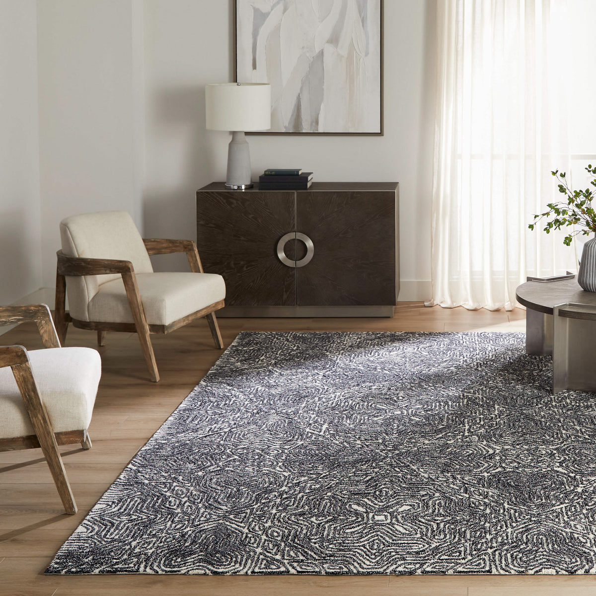 lavin mitra n5038 black rug