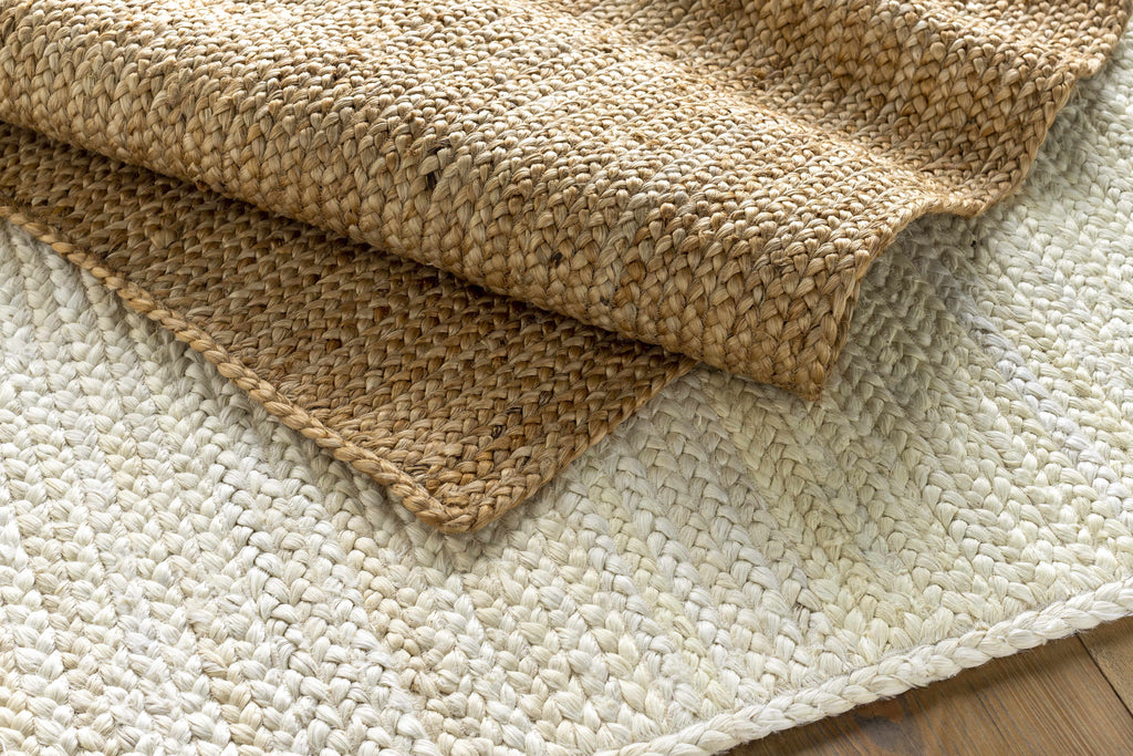 Hauteloom Shippagan SHPPG Tan Woven/Flatwoven Jute Rug